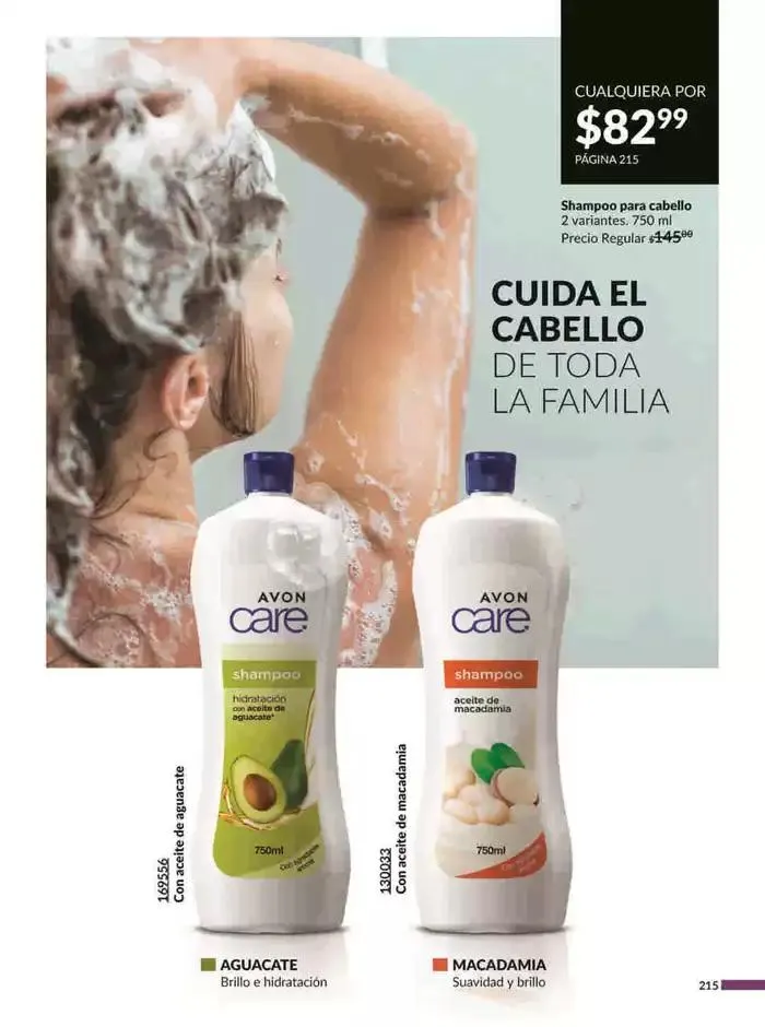 Catálogo de Avon COSMÉTICOS C18 9 de octubre al 15 de noviembre 2024 - Pagina 215