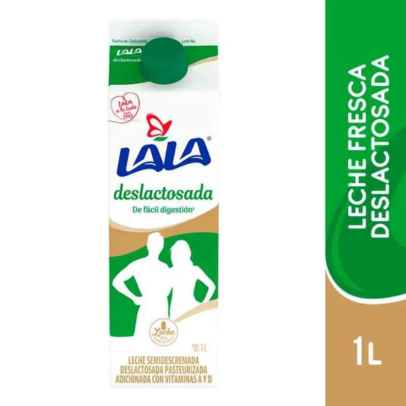 Lala Leche Fresca Deslactosada 1 L