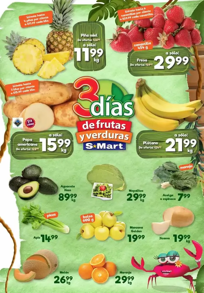 Catálogo de Catálogo S-Mart 1 de abril al 3 de abril 2025 - Pagina 1