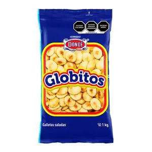 GALLETAS GLOBITOS DONDE BOLSA 1 KG.