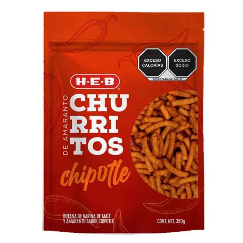 Churritos Amaranto Chipotle 350 Gr