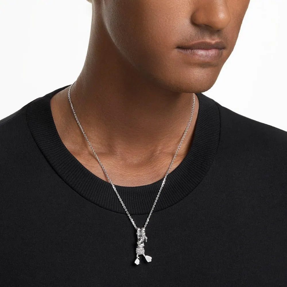 Colgante Disney Donald Duck, Blanco, Recubrimiento en rodio