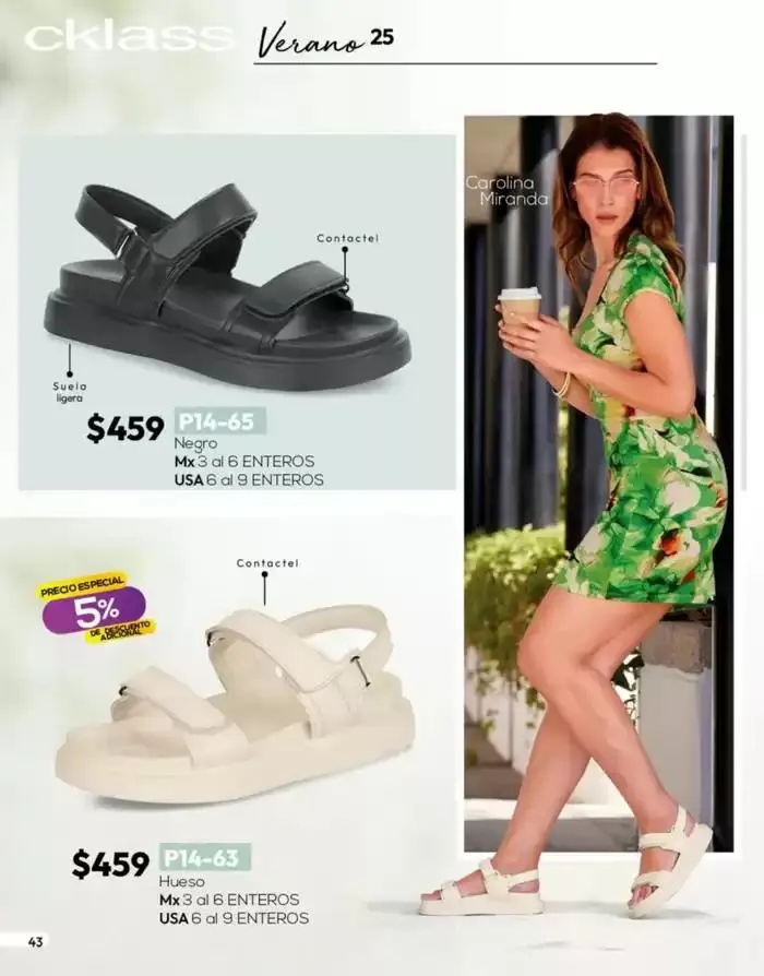 Catálogo de Catálogo Cklass Calzado Novedades de Verano 2025 México 28 de marzo al 27 de abril 2025 - Pagina 44