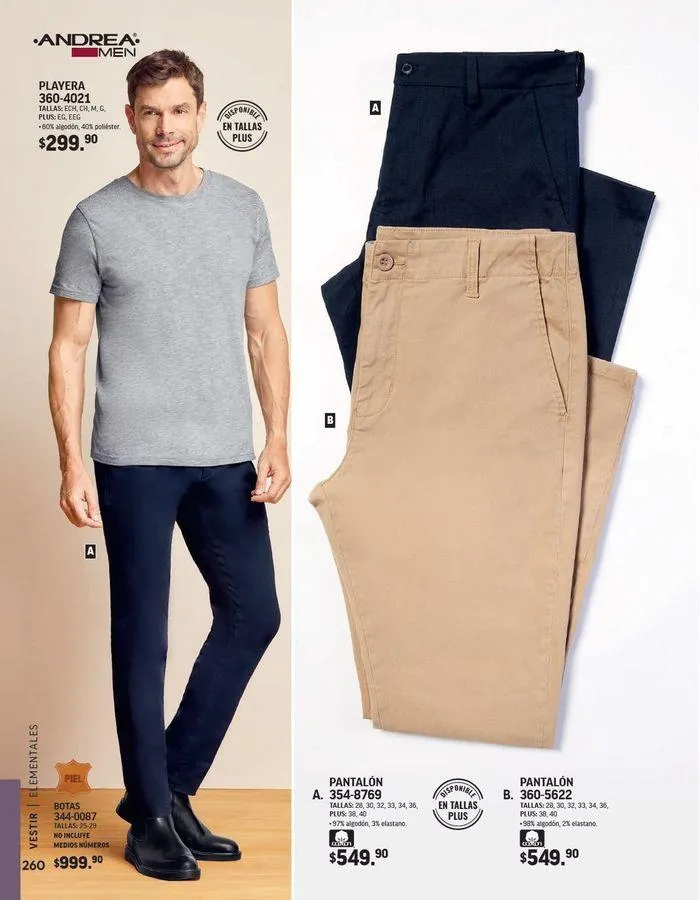 Catálogo de ANDREA - VESTIR CABALLERO 26 de agosto al 25 de enero 2025 - Pagina 77