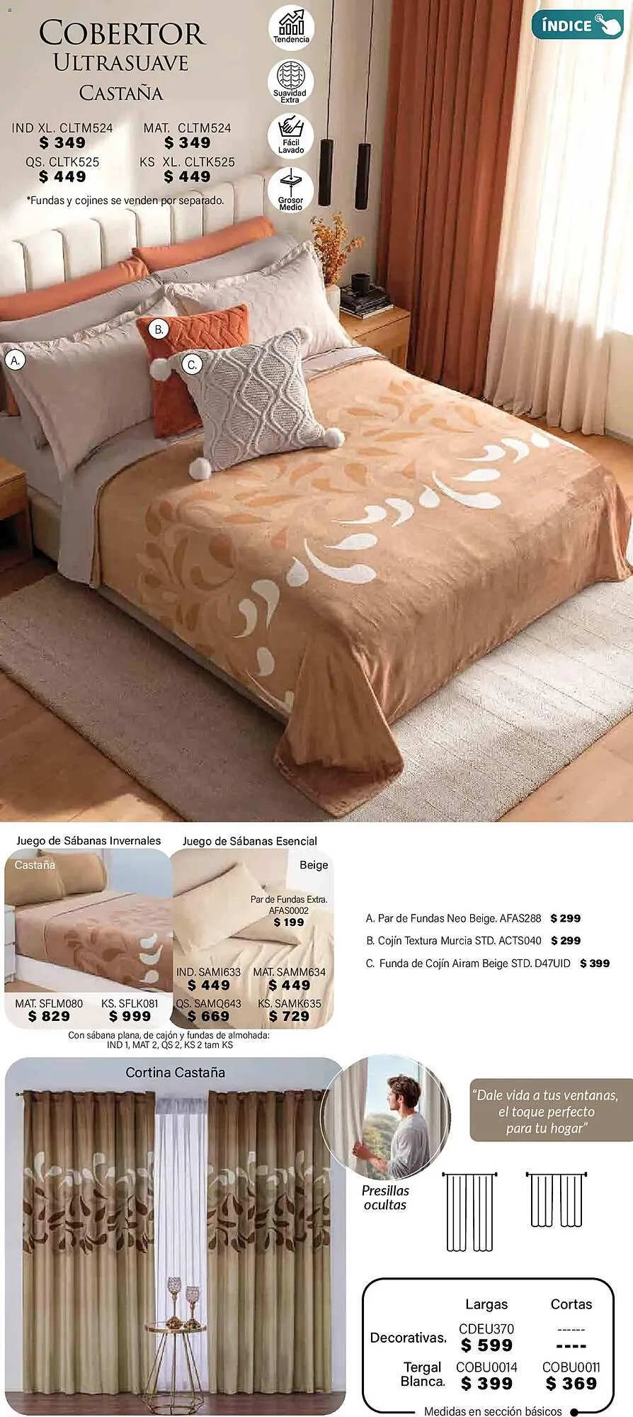 Catálogo de Catálogo Colchas Concord 1 de noviembre al 1 de febrero 2026 - Pagina 399