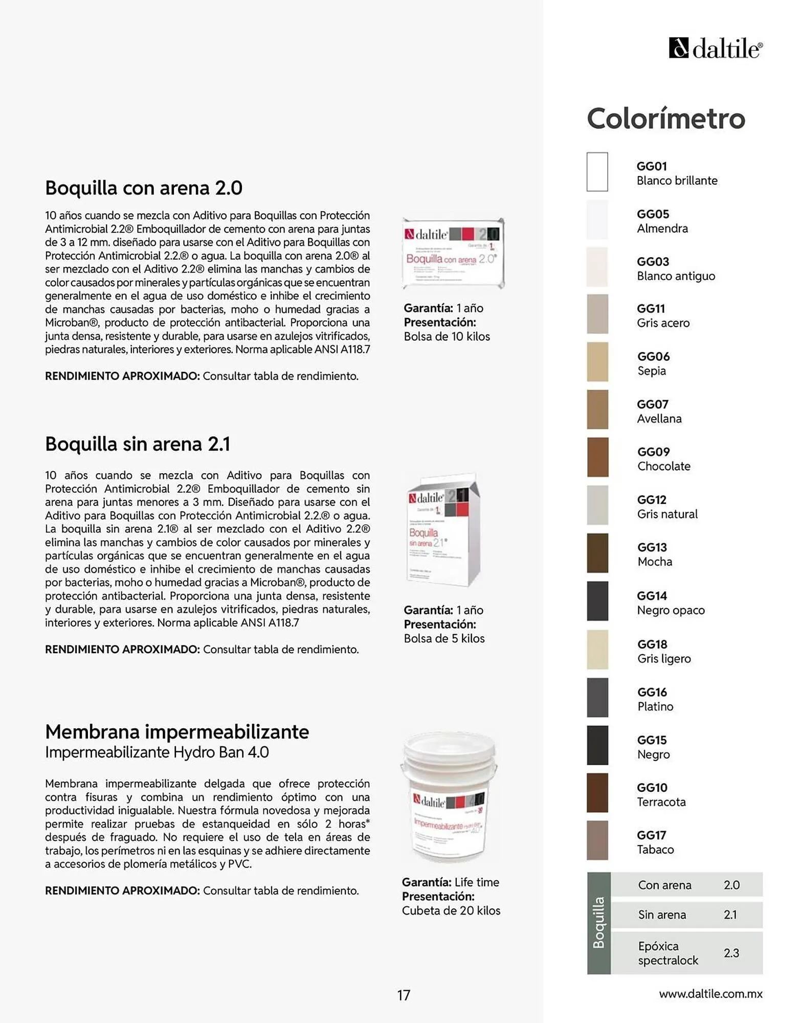 Catálogo de Catálogo Daltile 13 de enero al 31 de diciembre 2026 - Pagina 17