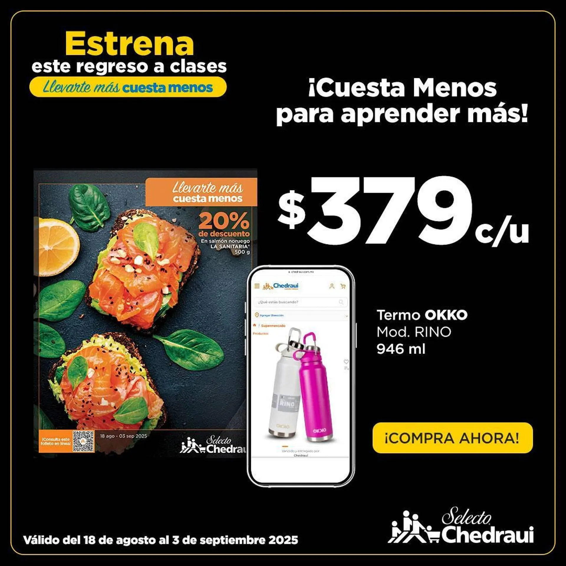 Catálogo de Catálogo Chedraui 28 de agosto al 31 de agosto 2025 - Pagina 1