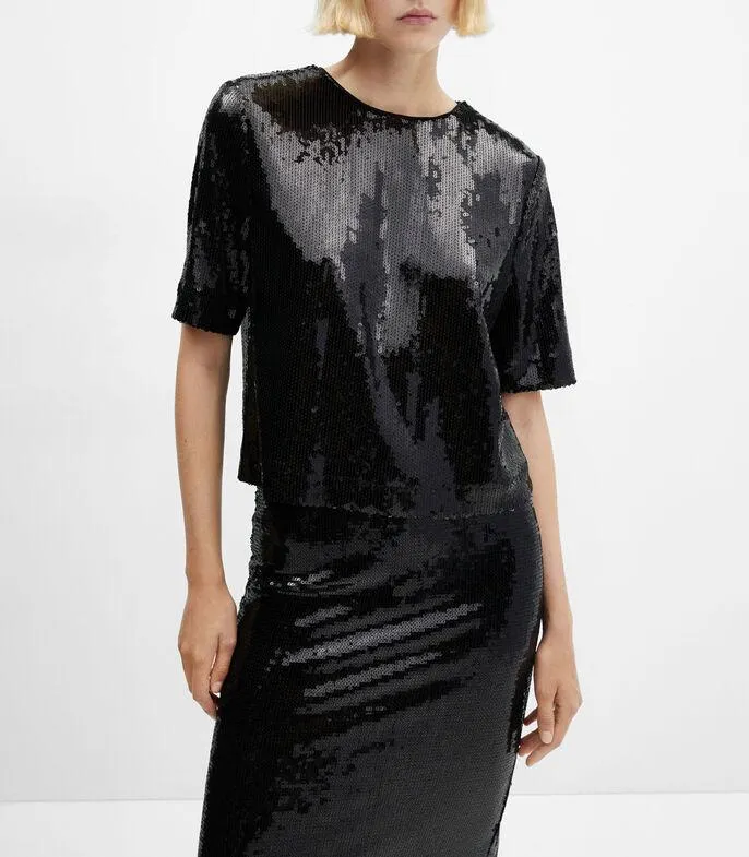 Playera Cuello Redondo Manga Corta Mujer