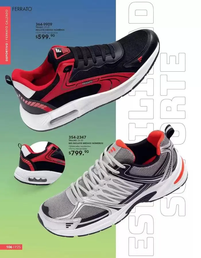 Catálogo de ANDREA | CALZADO CABALLERO 26 de enero al 24 de mayo 2025 - Pagina 106