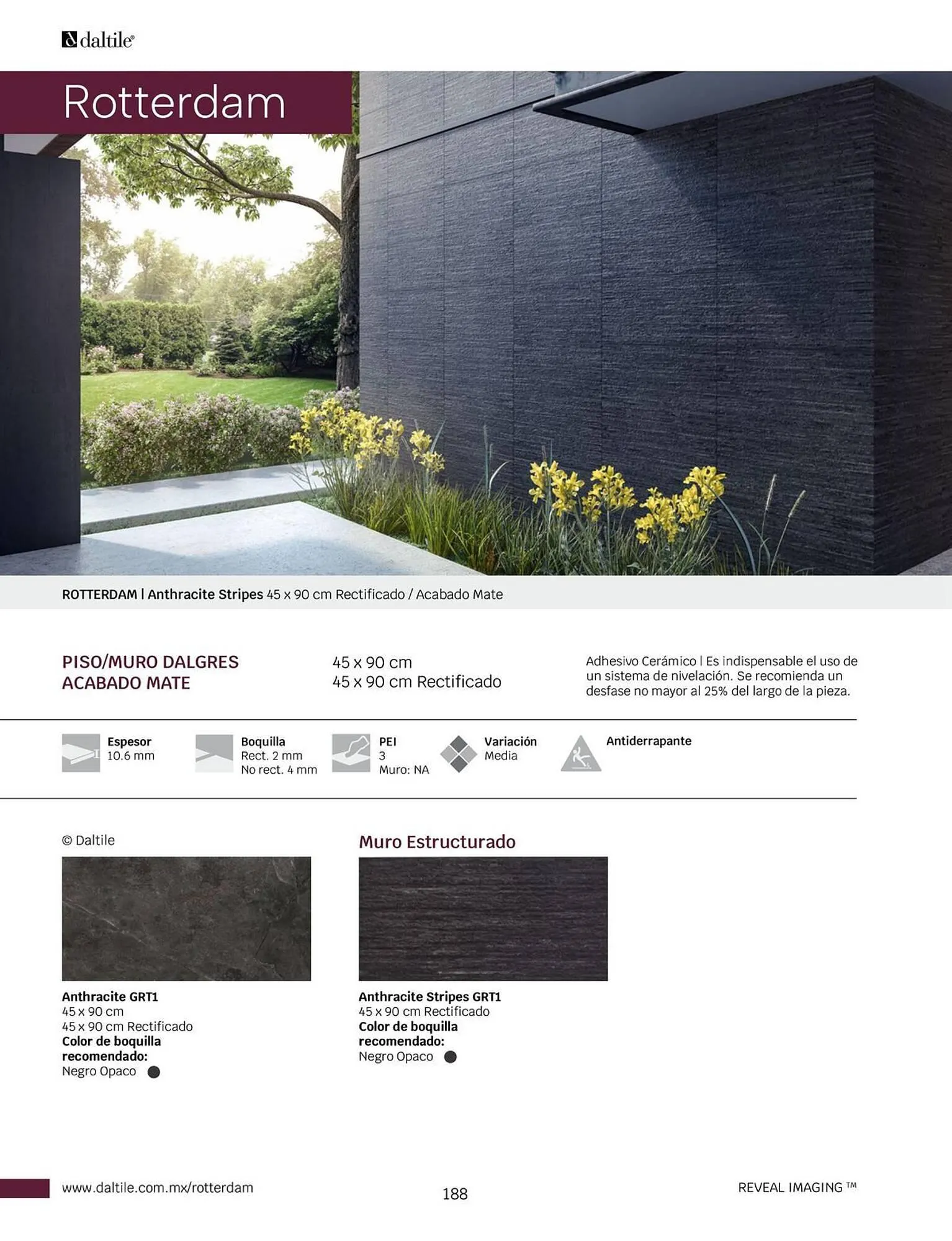 Catálogo de Catálogo Daltile 1 de enero al 31 de diciembre 2024 - Pagina 188