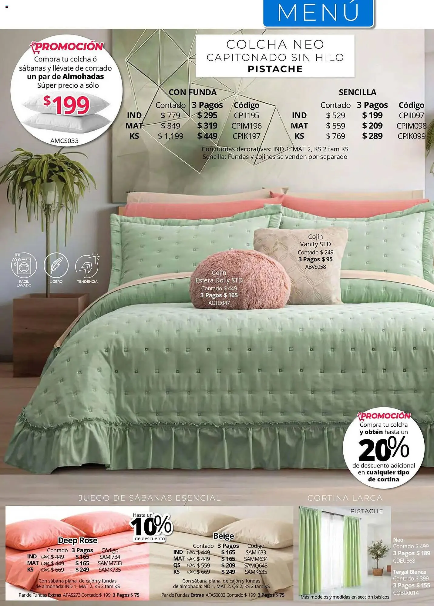 Catálogo de Catálogo Colchas Concord 1 de mayo al 1 de agosto 2026 - Pagina 134