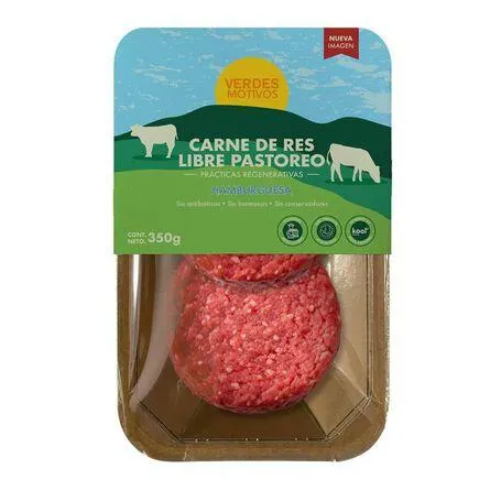 Hamburguesa de Res Verdes Motivos 350 Gr