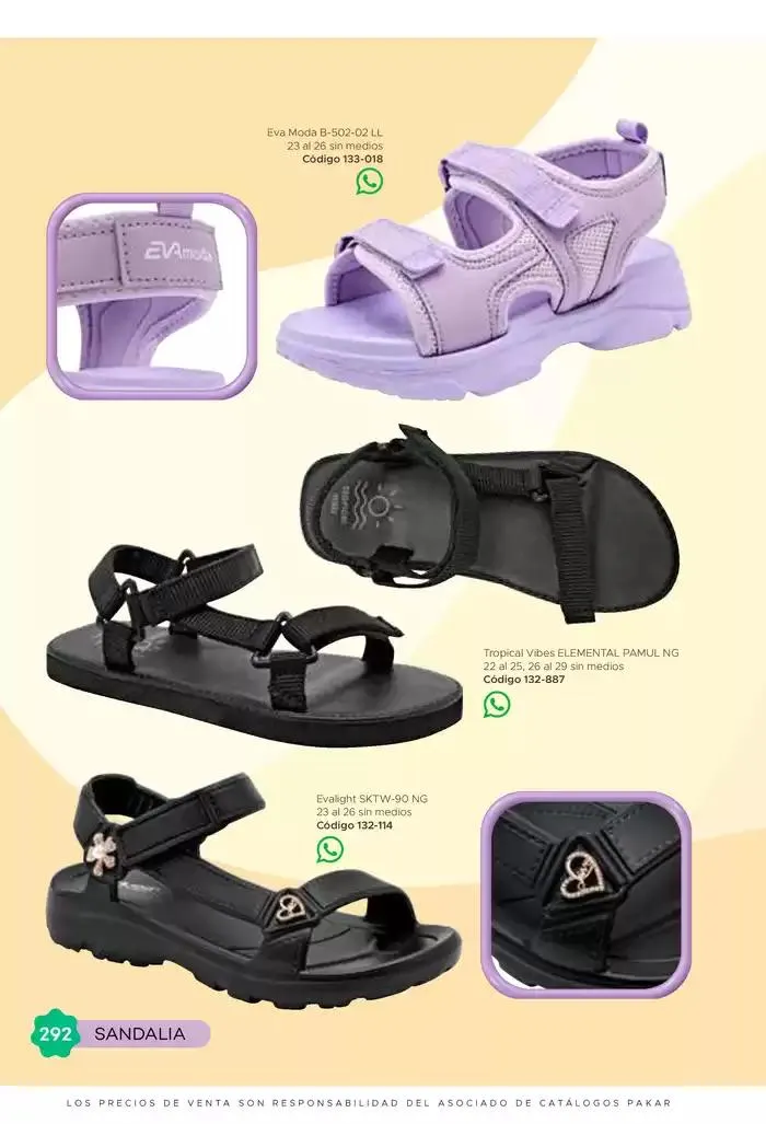 Catálogo de Pakar Sandalia 31 de enero al 31 de mayo 2025 - Pagina 292