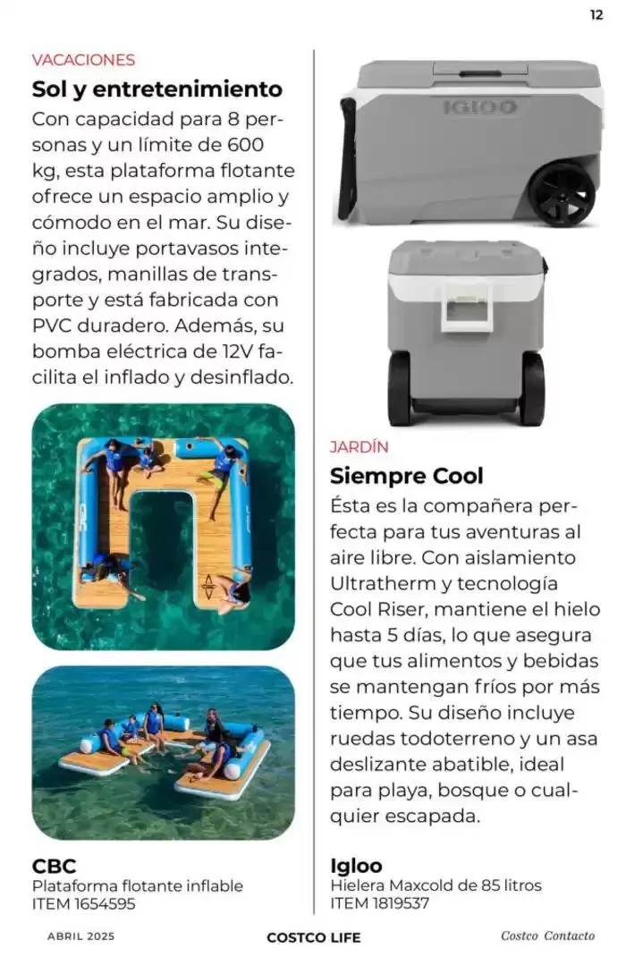 Catálogo de Catálogo Costco 1 de abril al 30 de abril 2025 - Pagina 12