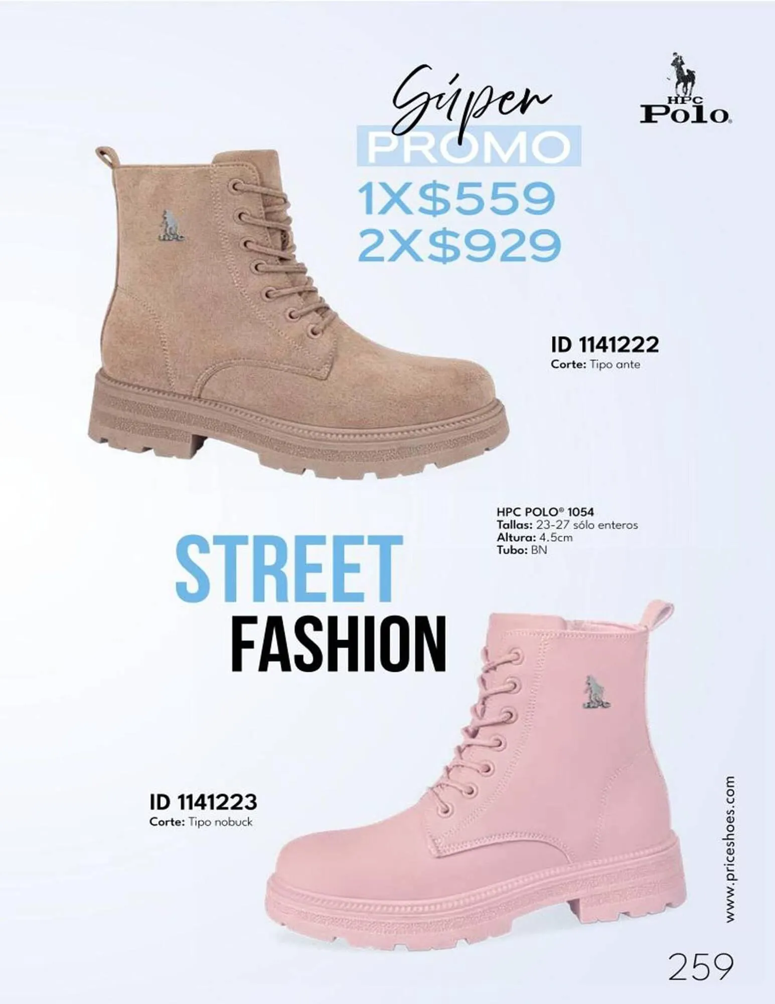 Catálogo de Catálogo Price Shoes 15 de abril al 31 de diciembre 2025 - Pagina 259