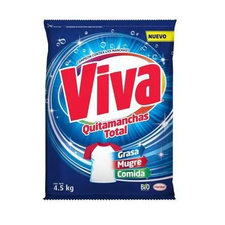 Detergente en polvo Viva Regular 4.5Kg