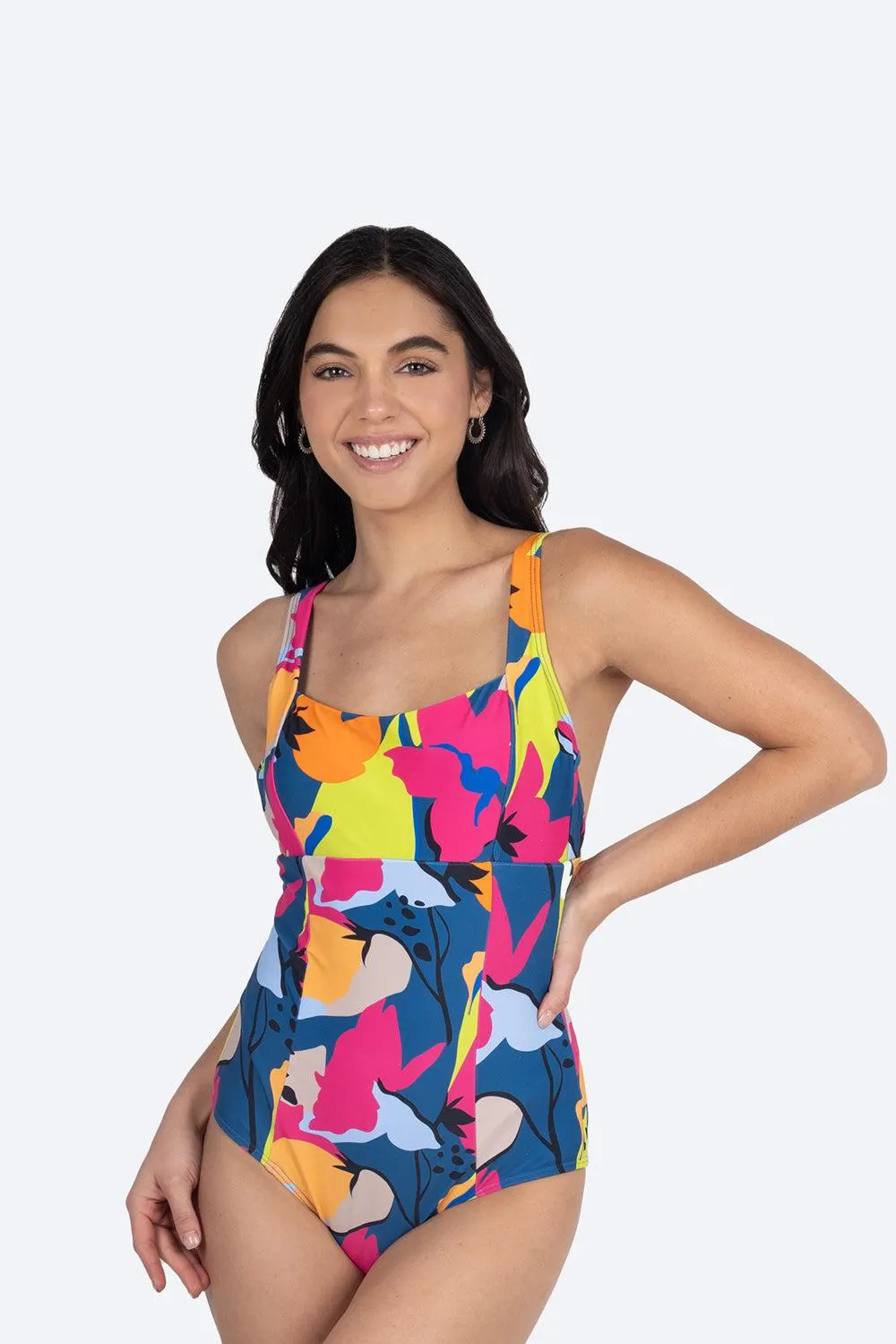 Traje de baño completo multicolor