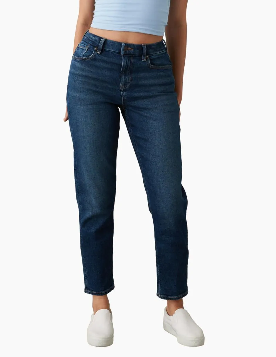 Jeans mom American Eagle corte cintura para mujer