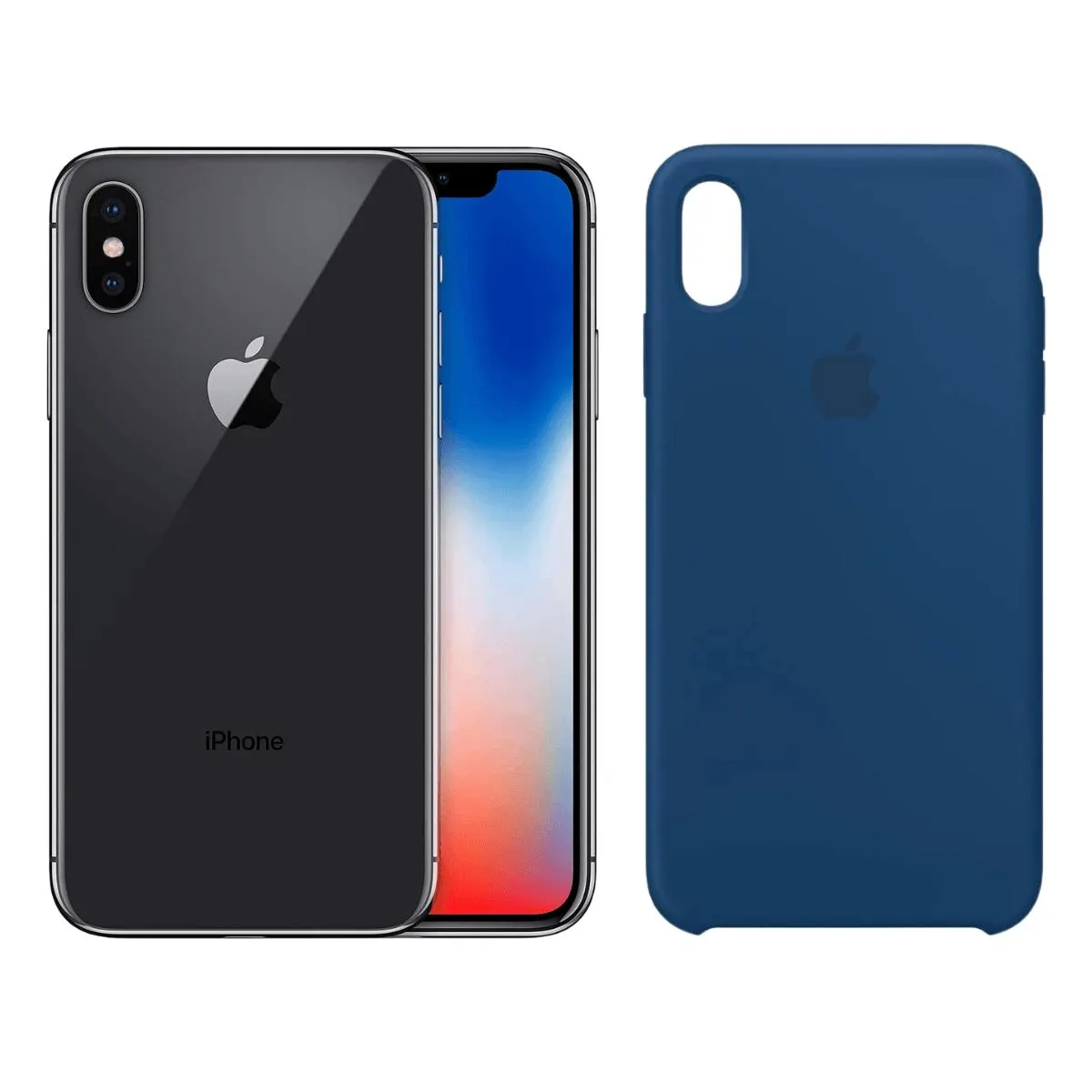 iPhone X 64GB Gris Espacial Reacondicionado Funda de Regalo