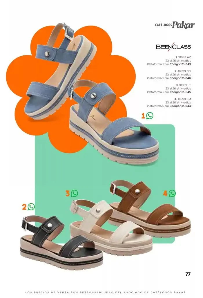Catálogo de Pakar Sandalia 31 de enero al 31 de mayo 2025 - Pagina 77