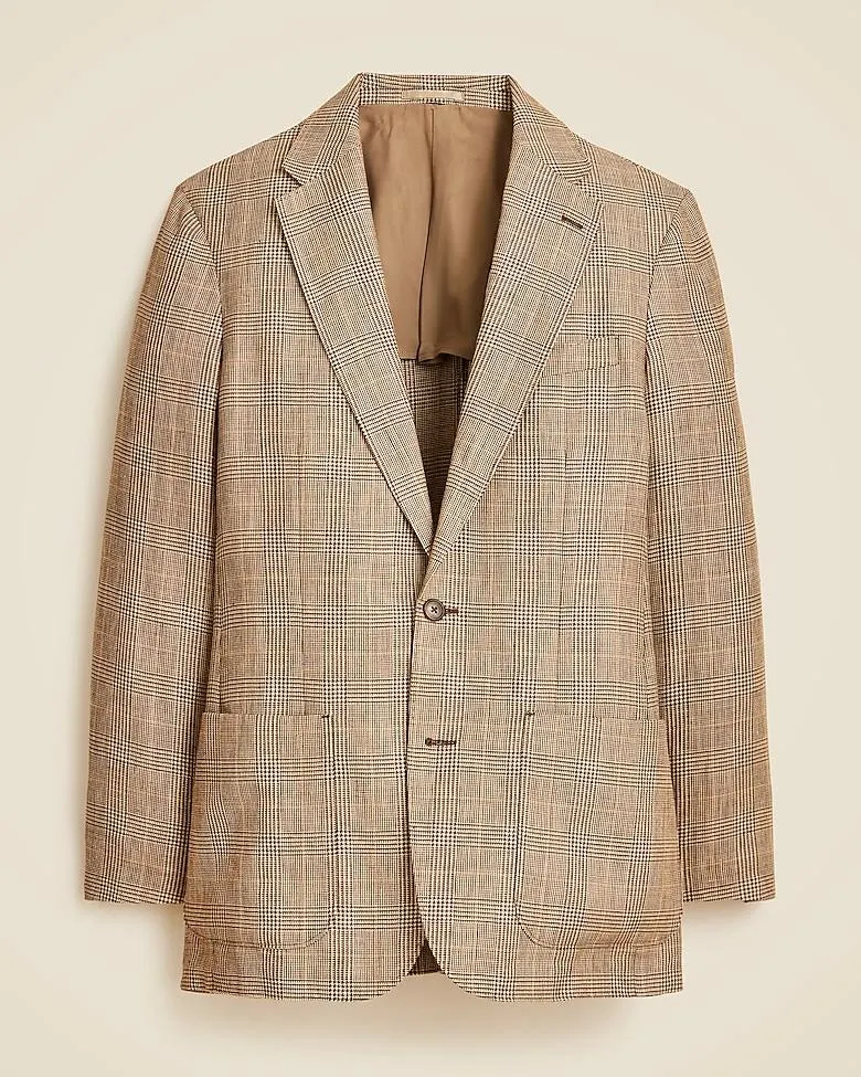 Crosby Classic-fit blazer in English wool-linen blend