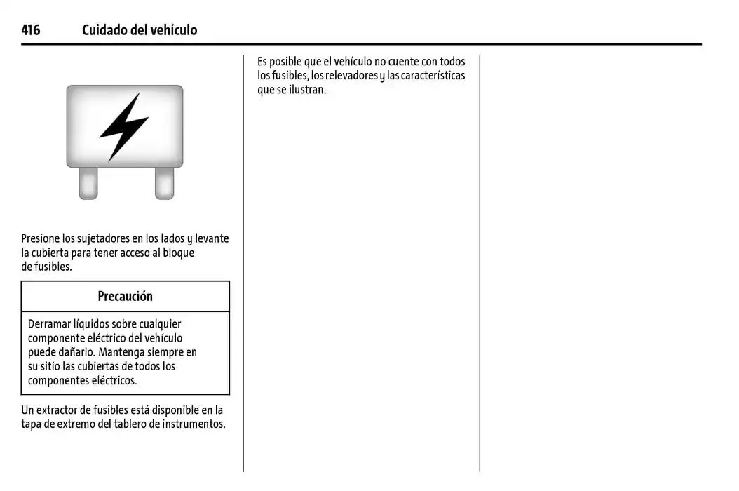 Catálogo de Cheyenne 2025 Manual del propietario 22 de enero al 31 de diciembre 2025 - Pagina 417