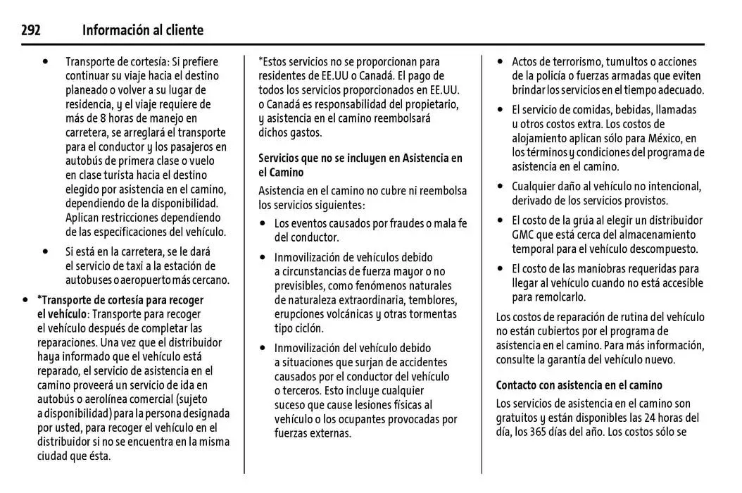 Catálogo de BrightDrop 400 Y BrightDrop 600 Manual del propietario 22 de enero al 31 de diciembre 2025 - Pagina 293