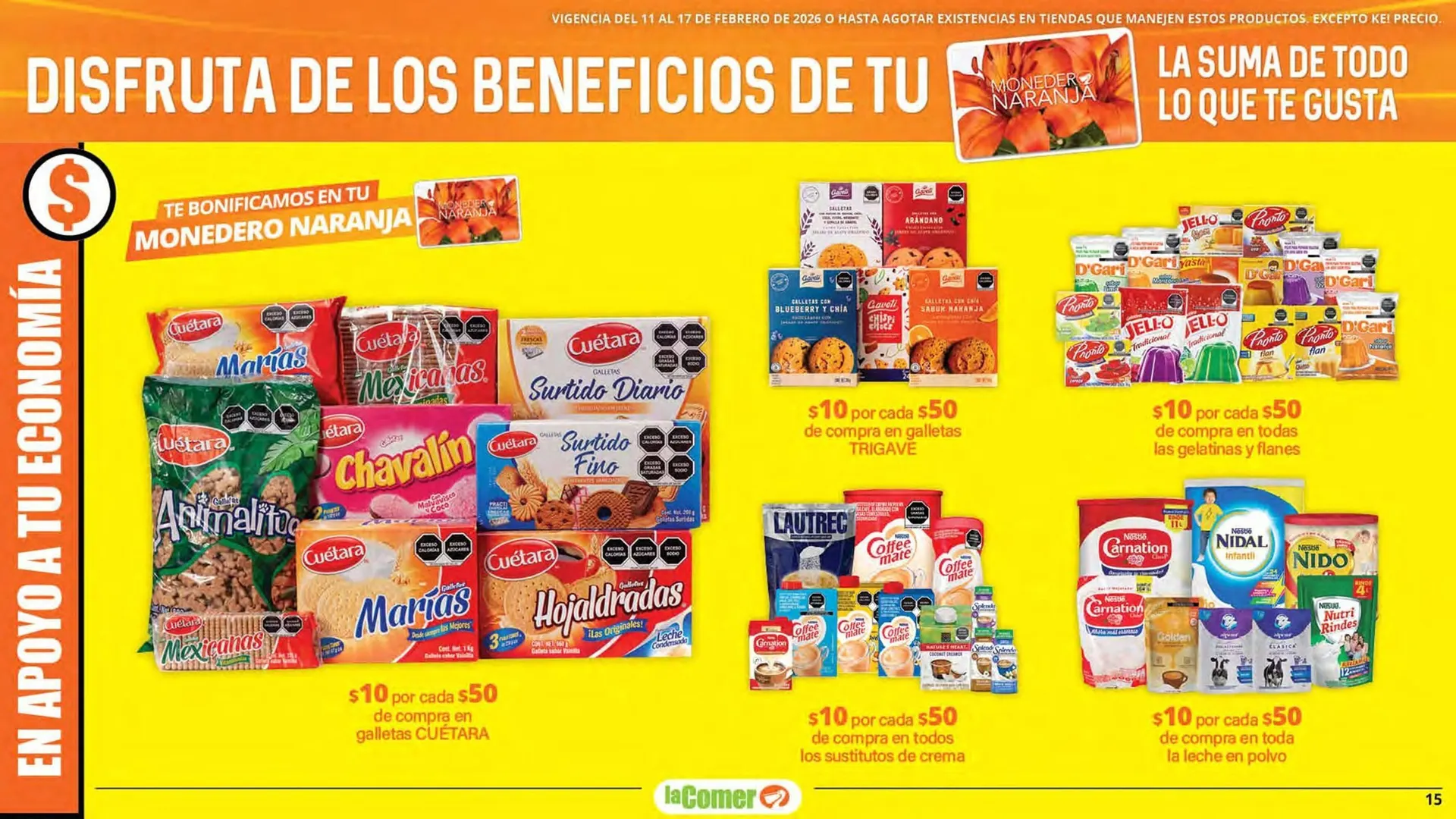 Catálogo de Folleto La Comer 11 de febrero al 17 de febrero 2026 - Pagina 15