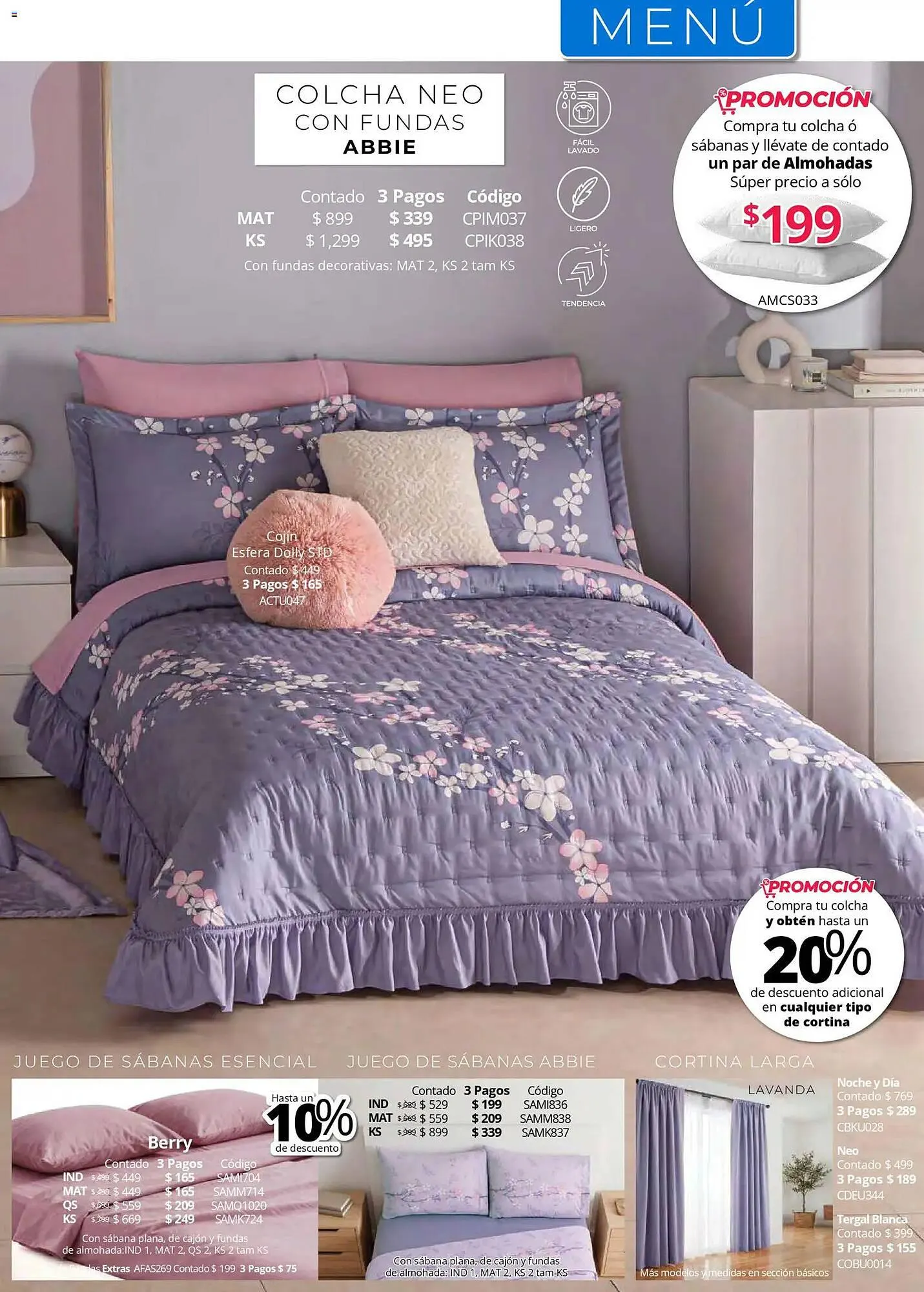 Catálogo de Catálogo Colchas Concord 1 de mayo al 1 de agosto 2026 - Pagina 128