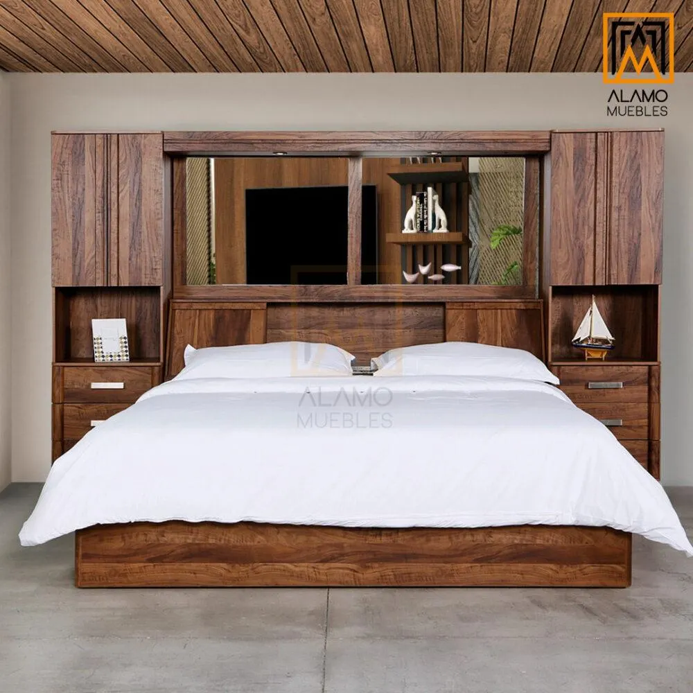 Set Forest King Size Roble Americano 4 Piezas