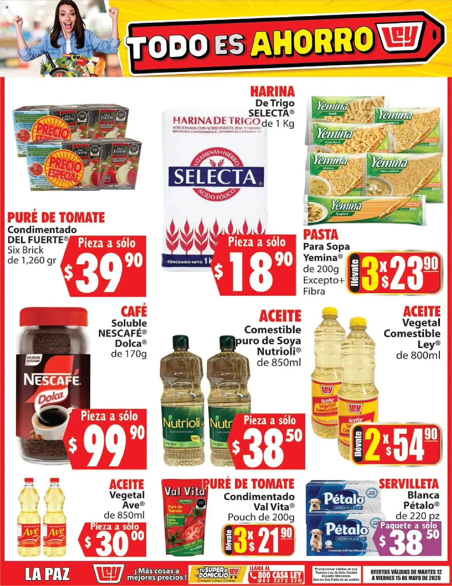 Catálogo de Folleto Casa Ley 12 de mayo al 15 de mayo 2026 - Pagina 1