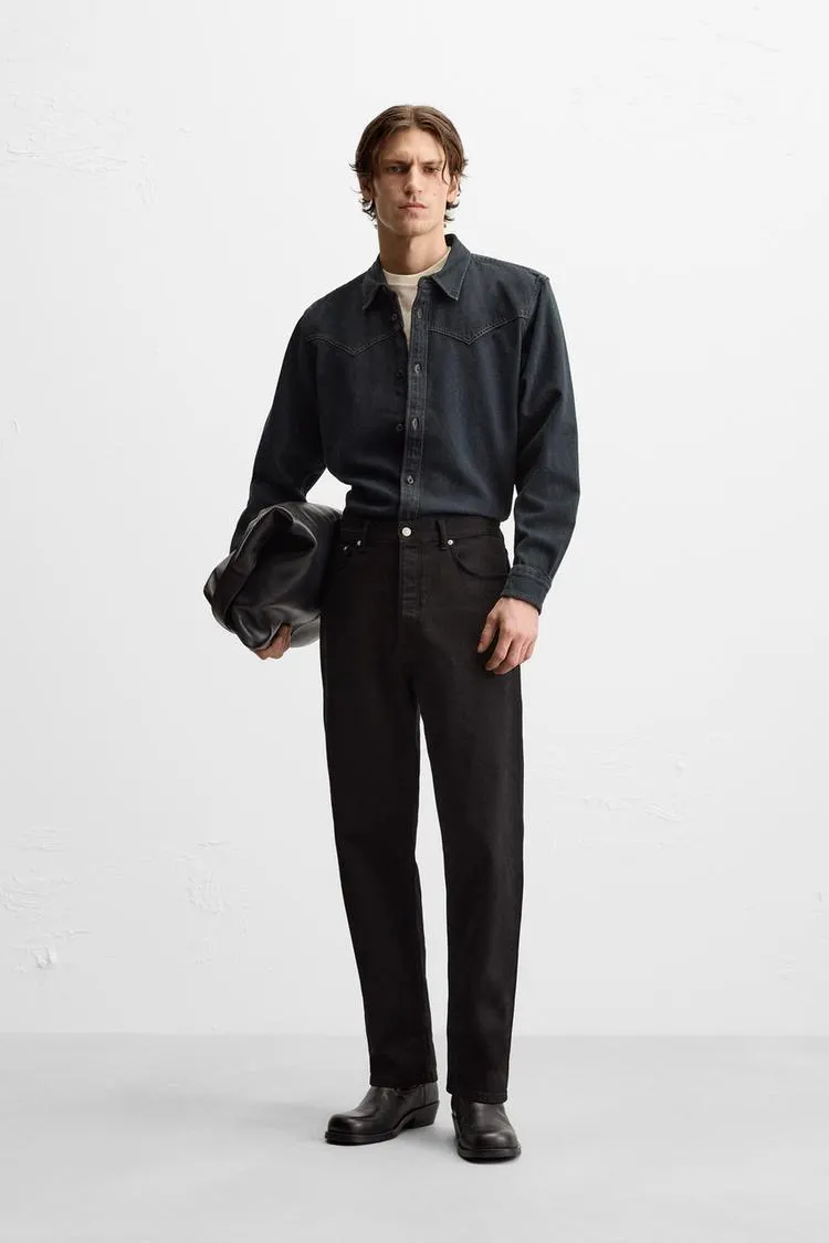 CAMISA MEZCLILLA WESTERN