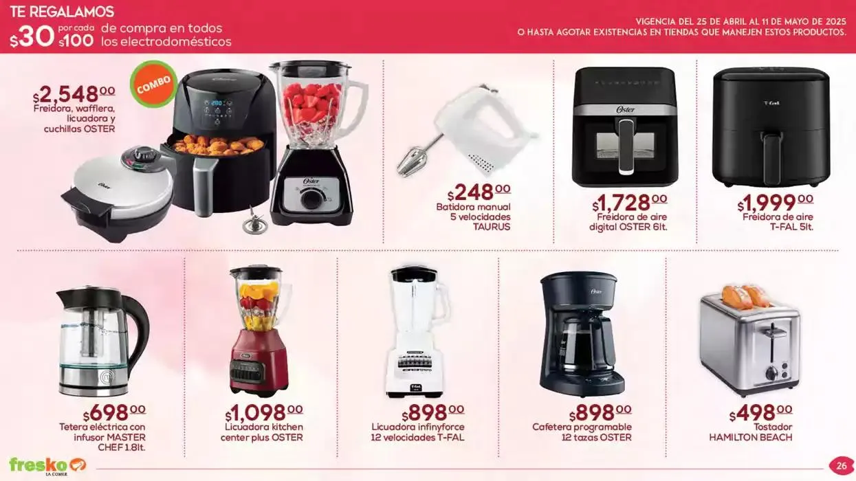 Catálogo de QUE SEA FRESKO HACE LA DIFERENCIA 25 de abril al 11 de mayo 2025 - Pagina 26