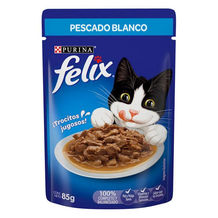 ALIMENTO FELIX PESCADO 85 G - 1 pieza