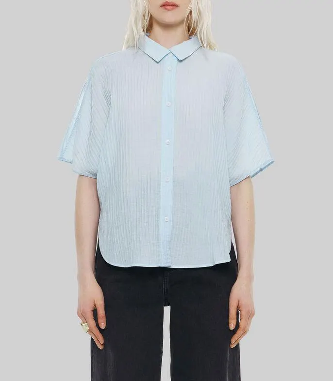 Camisa con manga corta Mujer