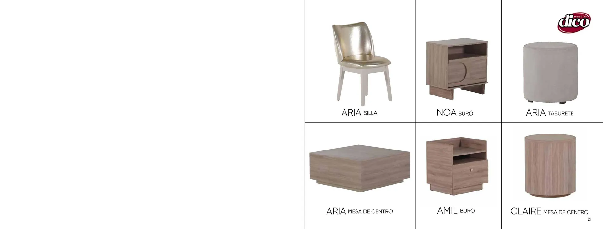 Catálogo de Catálogo Muebles Dico 14 de marzo al 31 de diciembre 2025 - Pagina 21