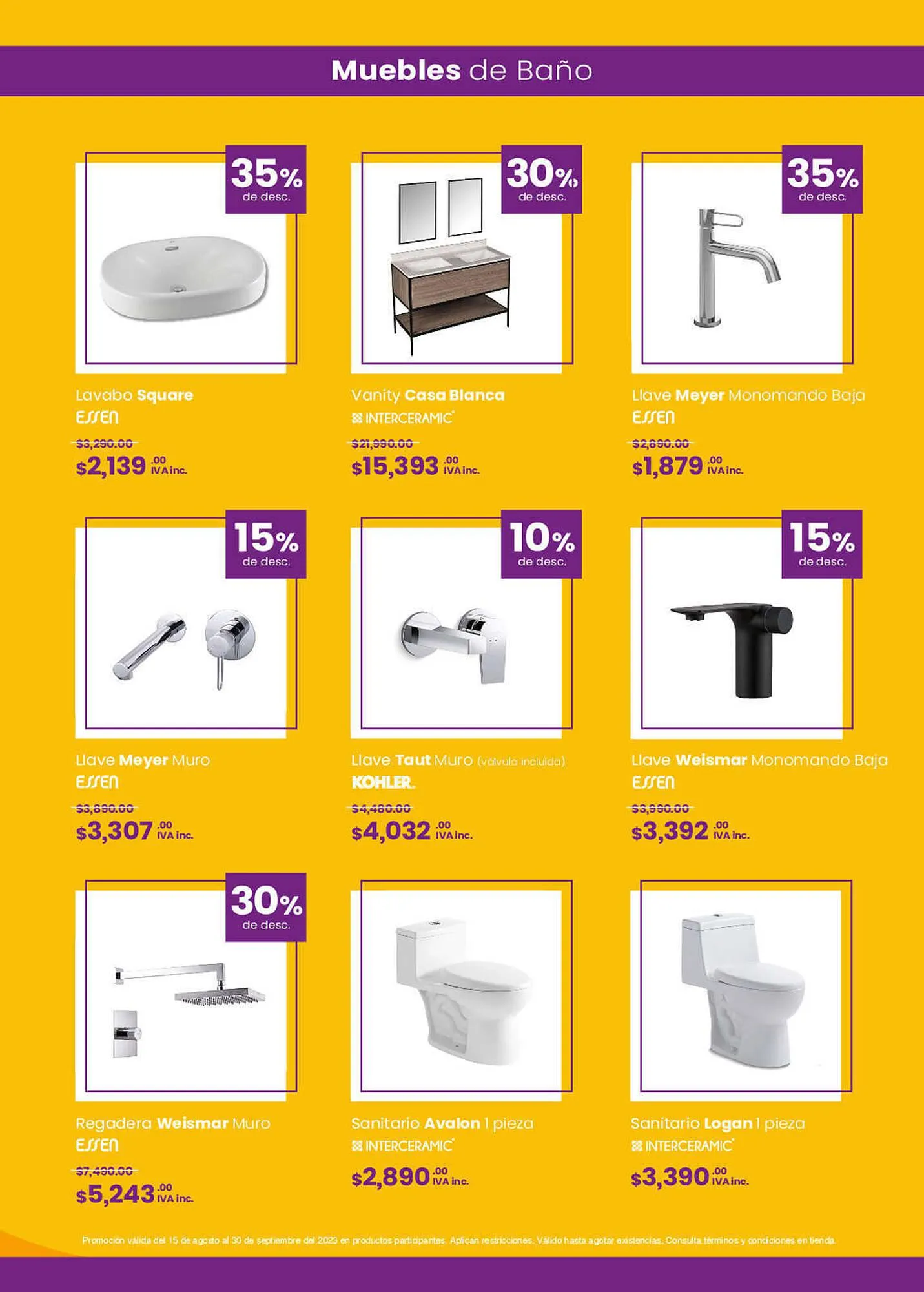 Catálogo de Catálogo Interceramic 25 de agosto al 30 de septiembre 2023 - Pagina 5