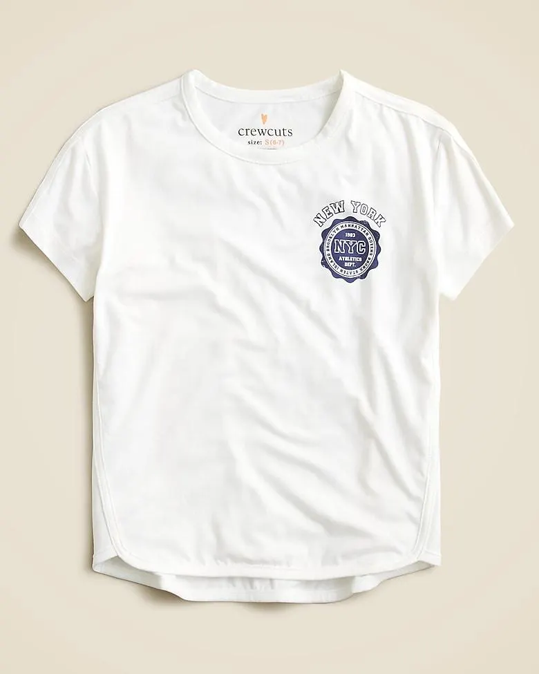 Girls' active graphic T-shirt