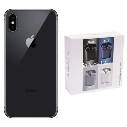 iPhone XS Max Reacondicionado + Audífonos Genéricos