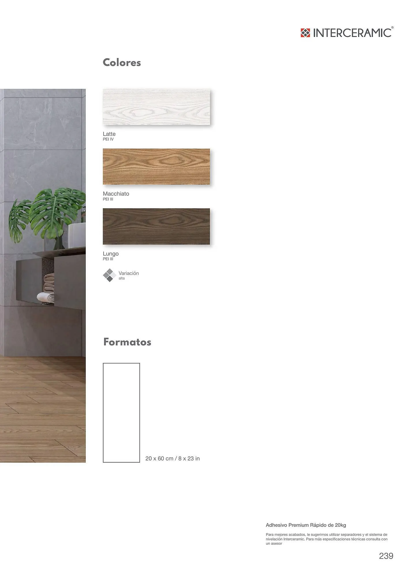 Catálogo de Catálogo Interceramic 12 de marzo al 31 de diciembre 2024 - Pagina 239