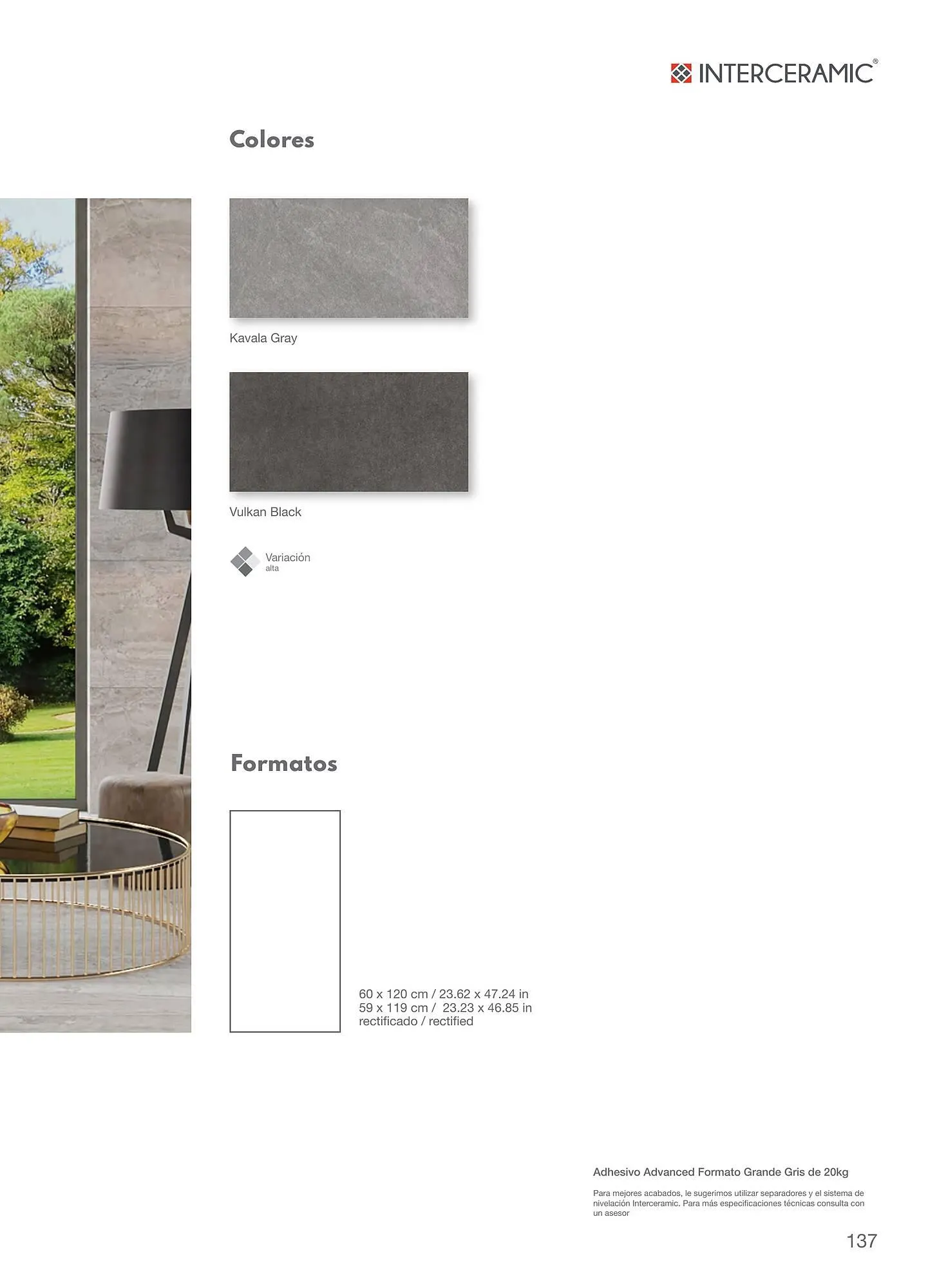 Catálogo de Catálogo Interceramic 12 de marzo al 31 de diciembre 2024 - Pagina 137