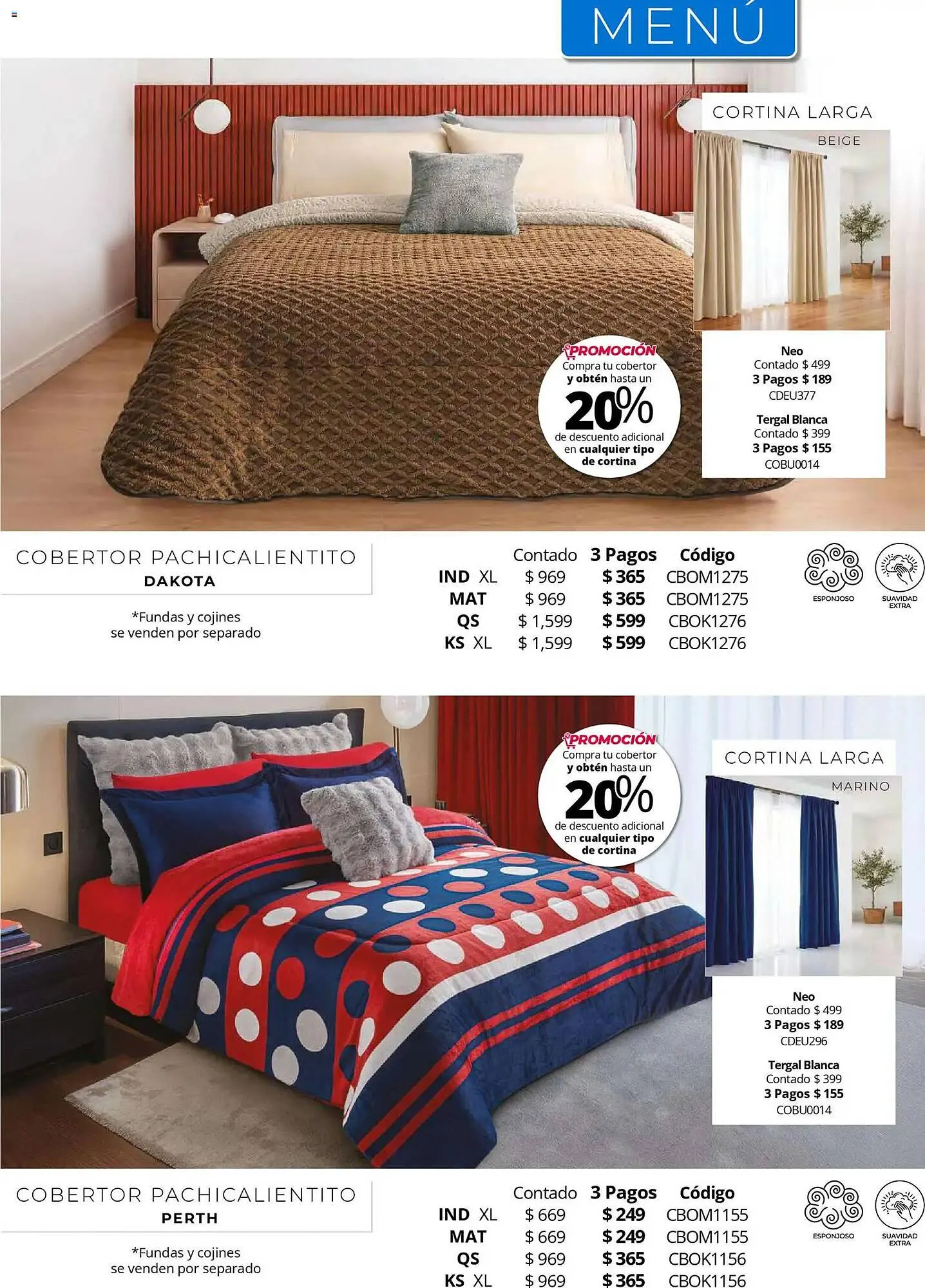 Catálogo de Catálogo Colchas Concord 1 de mayo al 1 de agosto 2026 - Pagina 324