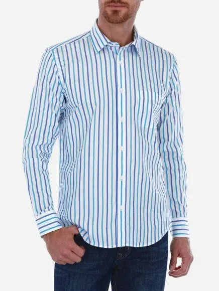 Camisa Casual Oxford a Rayas