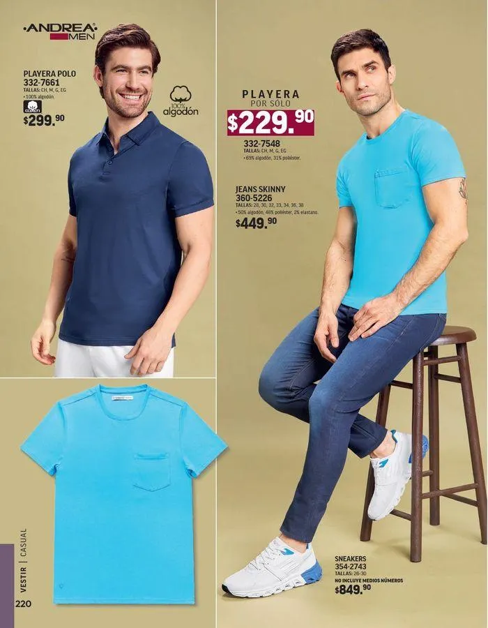 Catálogo de ANDREA - VESTIR CABALLERO 26 de agosto al 25 de enero 2025 - Pagina 33