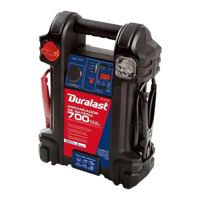 Cargador Arrancador de Bateria Duralast de 700 Amps