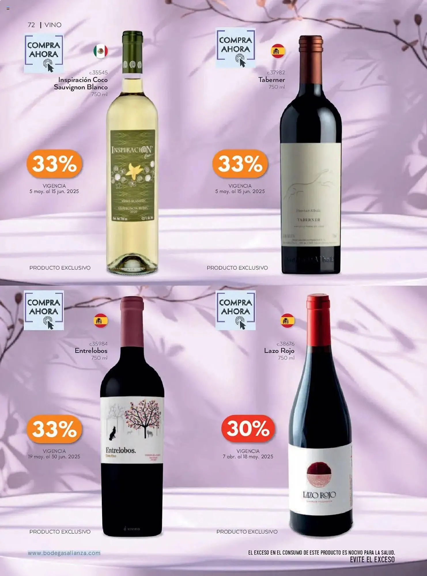 Catálogo de Catálogo Bodegas Alianza 1 de abril al 30 de junio 2025 - Pagina 74