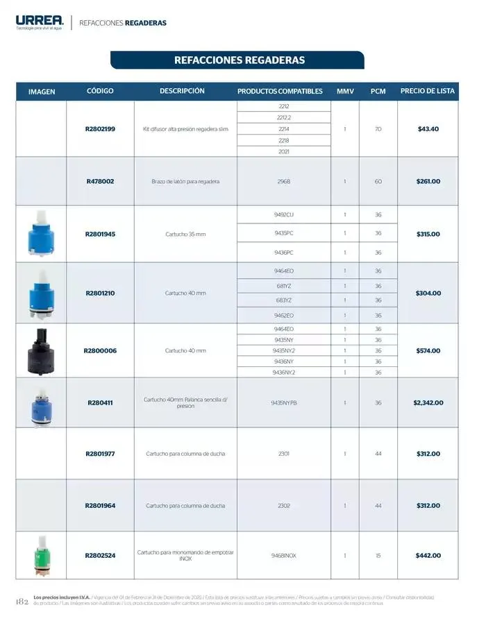 Catálogo de Catálogo Residencial 2025 28 de febrero al 28 de febrero 2026 - Pagina 188