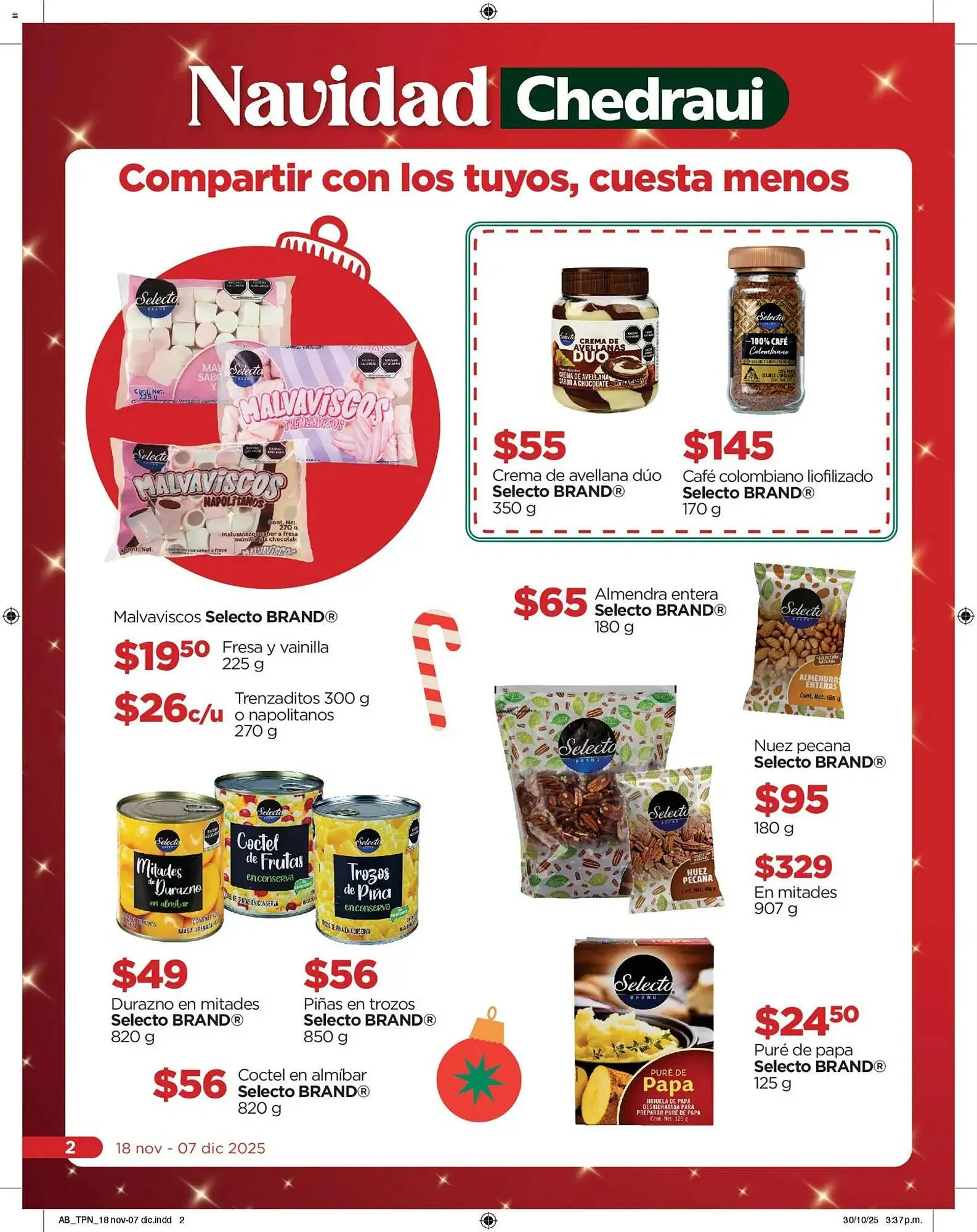 Catálogo de Folleto Chedraui 18 de noviembre al 8 de diciembre 2025 - Pagina 2