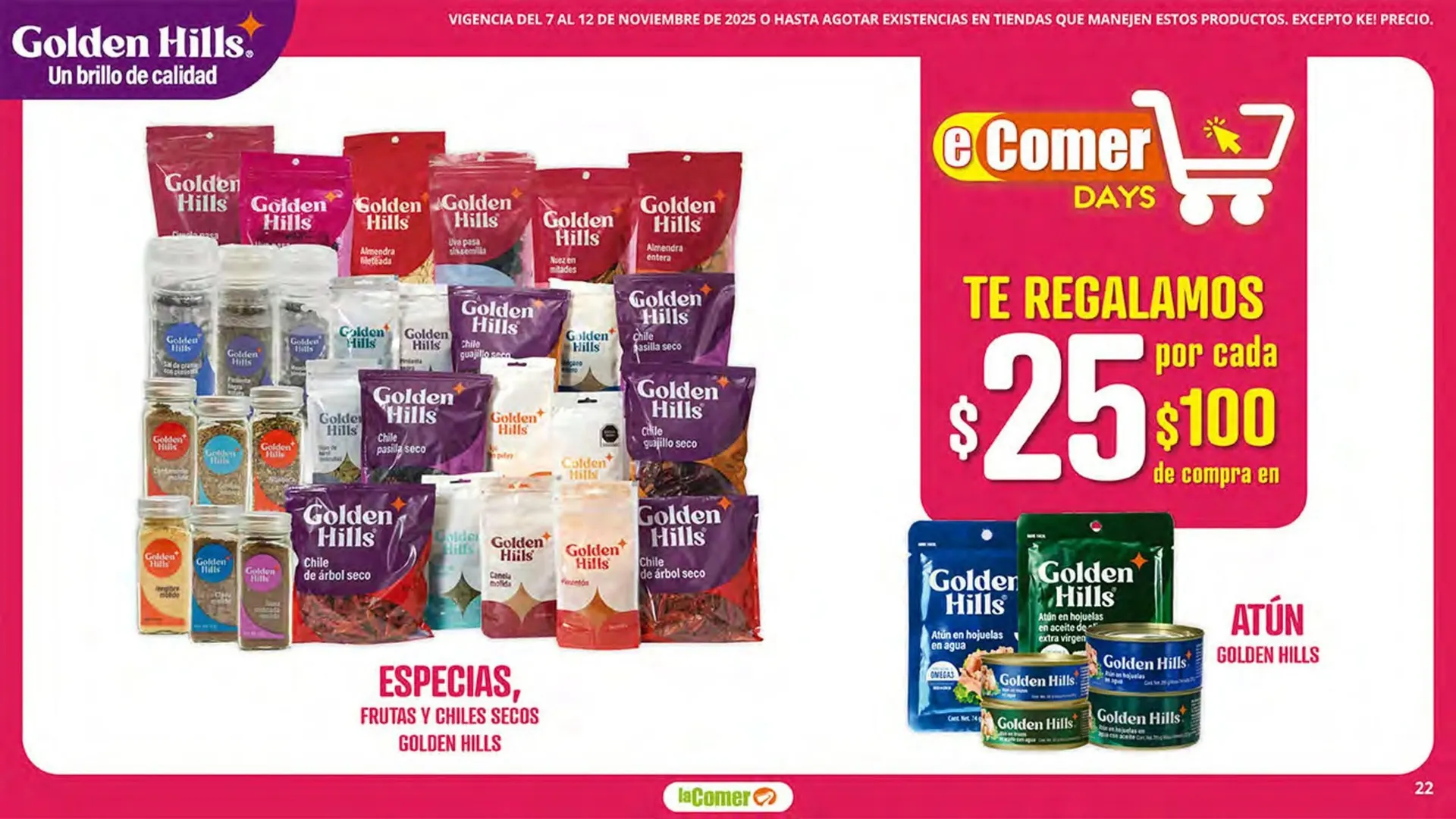 Catálogo de Folleto La Comer 7 de noviembre al 12 de noviembre 2025 - Pagina 22