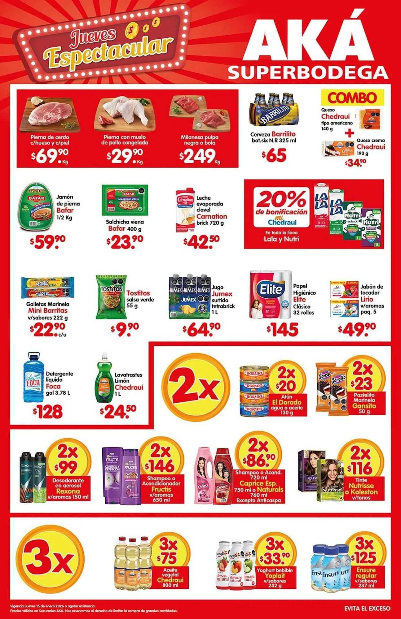 Catálogo de Catálogo AKÁ Superbodega 15 de enero al 15 de enero 2026 - Pagina 1